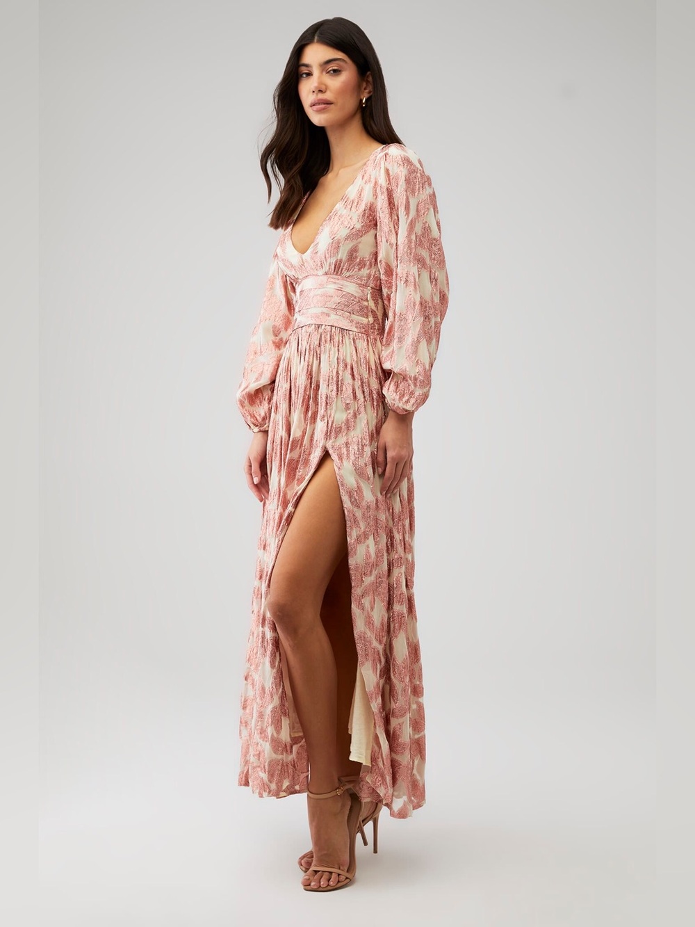 Jen’s Pirate Booty Pink Boho Maxi Dress | Rising Star Lapis Maxi Dress - Picture 2 of 8